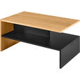 COUCHTISCH in Holz, Holzwerkstoff 90/55/42,5 cm  - Eichefarben/Schwarz, Design, Holz/Holzwerkstoff (90/55/42,5cm) - Carryhome