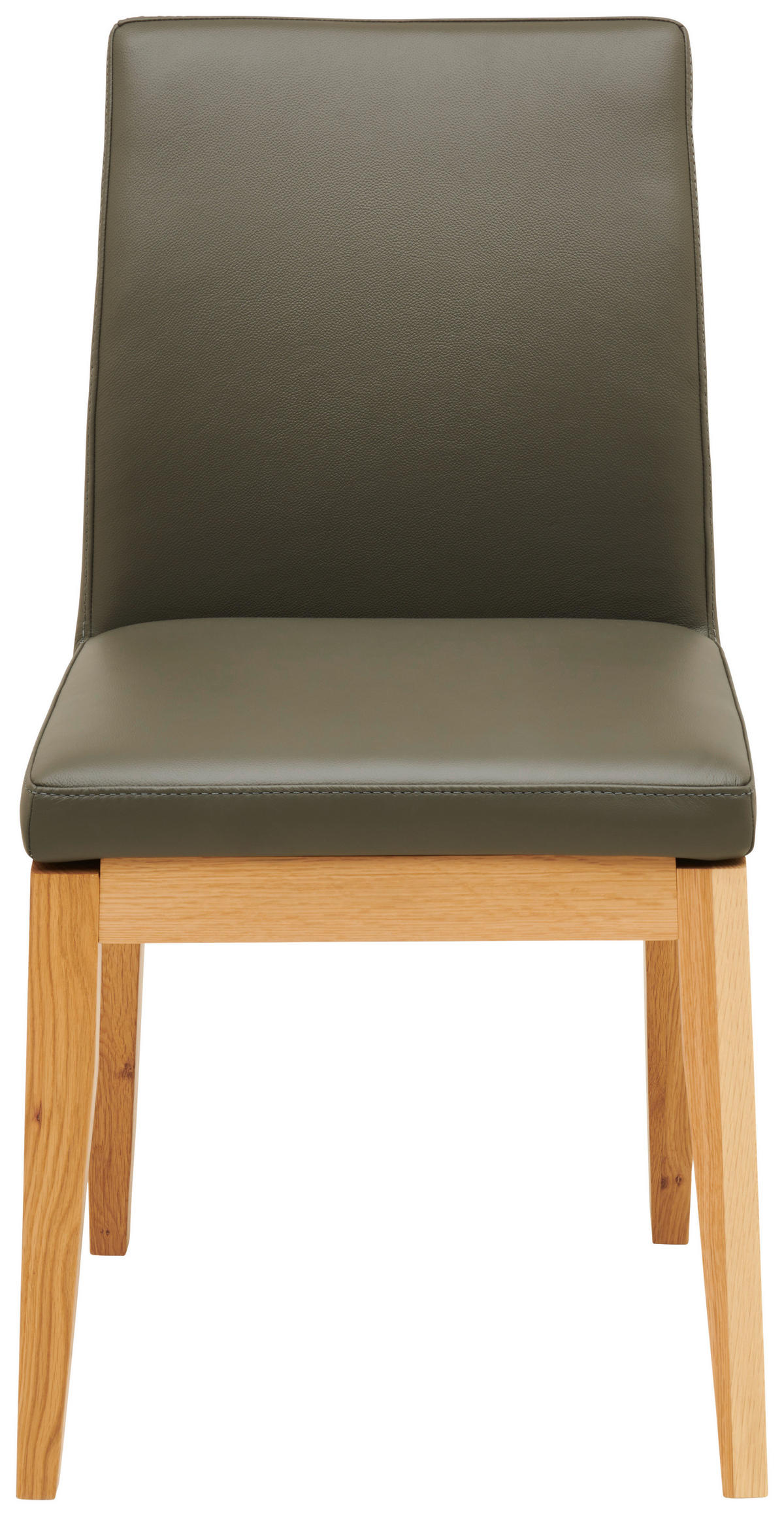 ŽIDLE, antracitová - barvy dubu/antracitová, Moderní, dřevo/kůže (48,5/86,5/60cm) - Livetastic