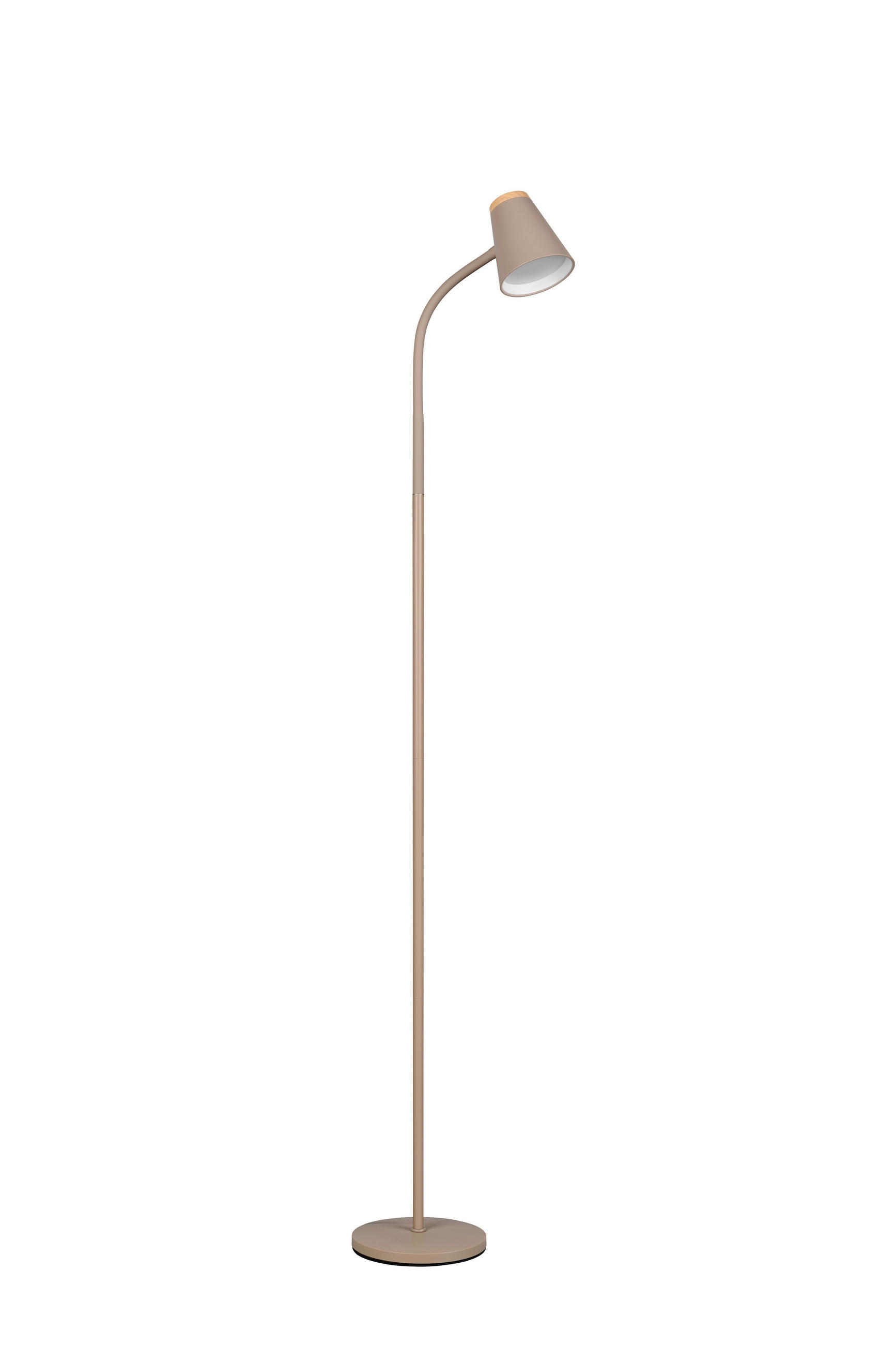 LED-STEHLEUCHTE   - Beige/Grün, Basics, Kunststoff/Metall (145/19.5/37cm)