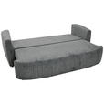 SCHLAFSOFA in Chenille Dunkelgrau  - Dunkelgrau/Schwarz, KONVENTIONELL, Kunststoff/Textil (238/74/107cm) - Carryhome