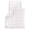 BABYBETTWÄSCHE 80/80 cm  - Orange/Weiß, Basics, Textil (80/80cm) - Träumeland