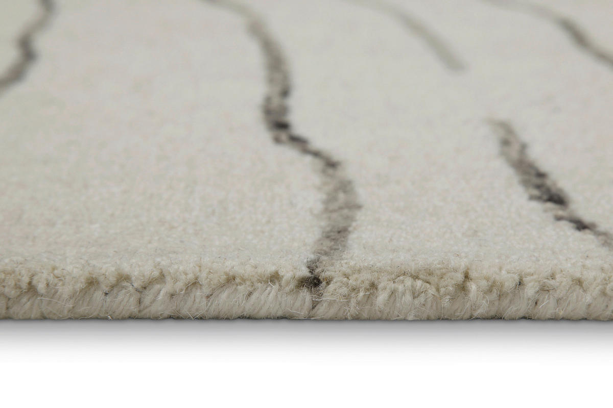 TUFTTEPPICH 300/400 cm Hamptons ELEVEN Creme, Grau, Weiß  - Creme/Weiß, KONVENTIONELL, Textil (300/400cm) - WECON HOME