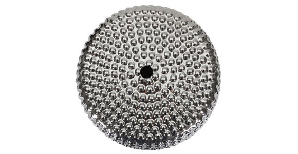 BEISTELLTISCH 33/33/45 cm Silberfarben  - Silberfarben, Design, Keramik (33/33/45cm) - Landscape