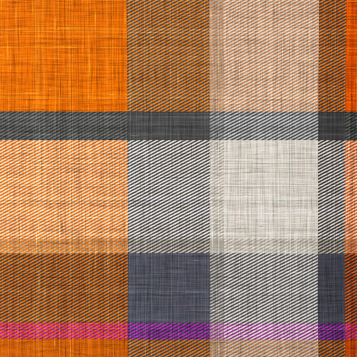 BETTWÄSCHE Flanell 200/200 cm  - Orange, Textil (200/200cm) - Novel