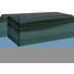 GARDEROBENBANK Kernesche furniert, teilmassiv Eschefarben - Chromfarben/Eschefarben, Design, Holz/Kunststoff (90/47/37cm) - CASSANDO