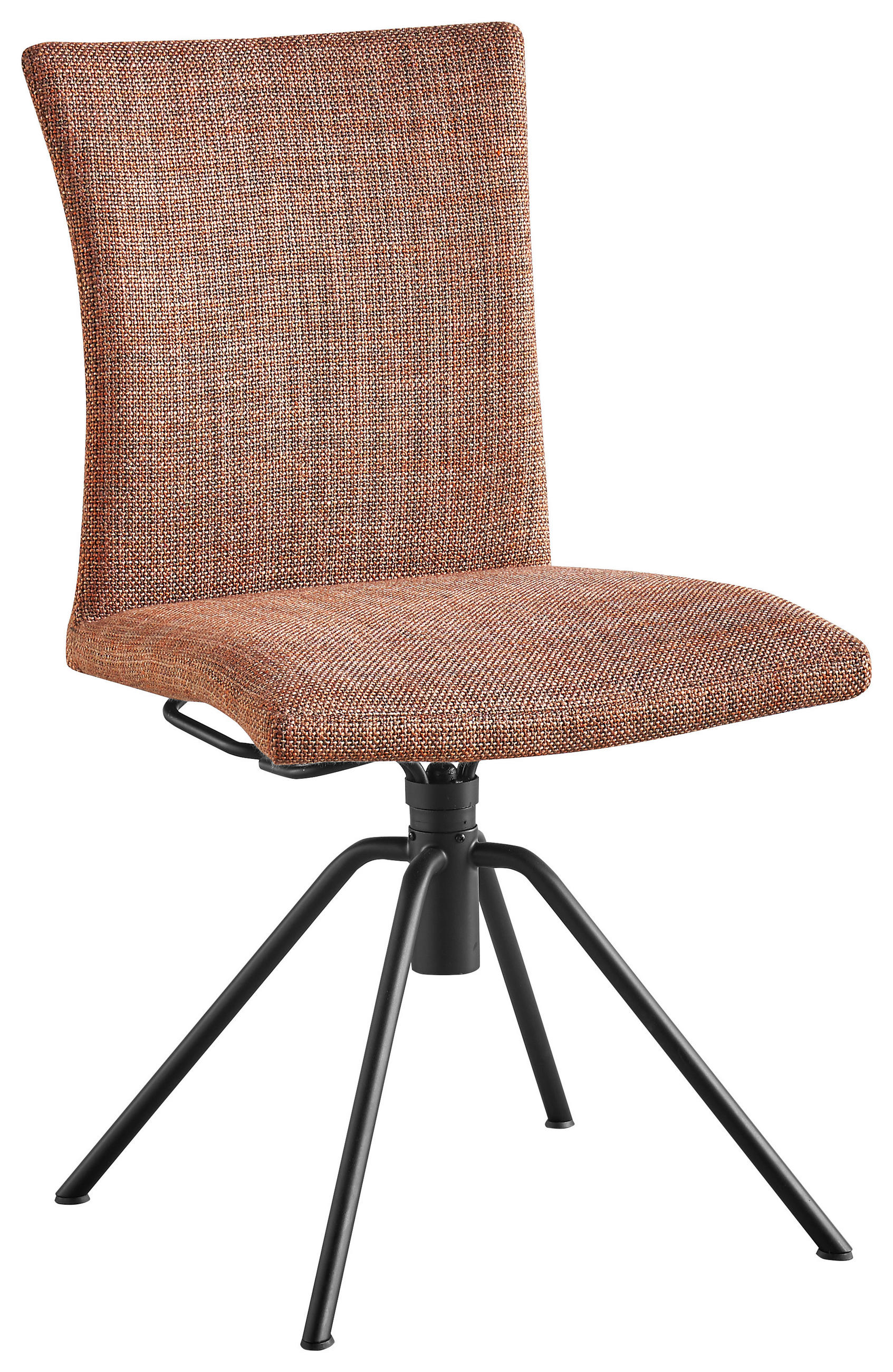 STUHL Flachgewebe Rot  - Rot/Schwarz, Design, Textil/Metall (52/91/58cm) - Musterring