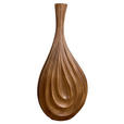 VASE 45 cm  - Braun, Basics, Kunststoff (20,5/45/10cm) - Ambia Home