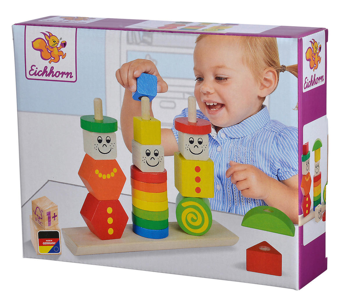 STECKWÜRFEL  - Multicolor, Basics, Holz - Simba