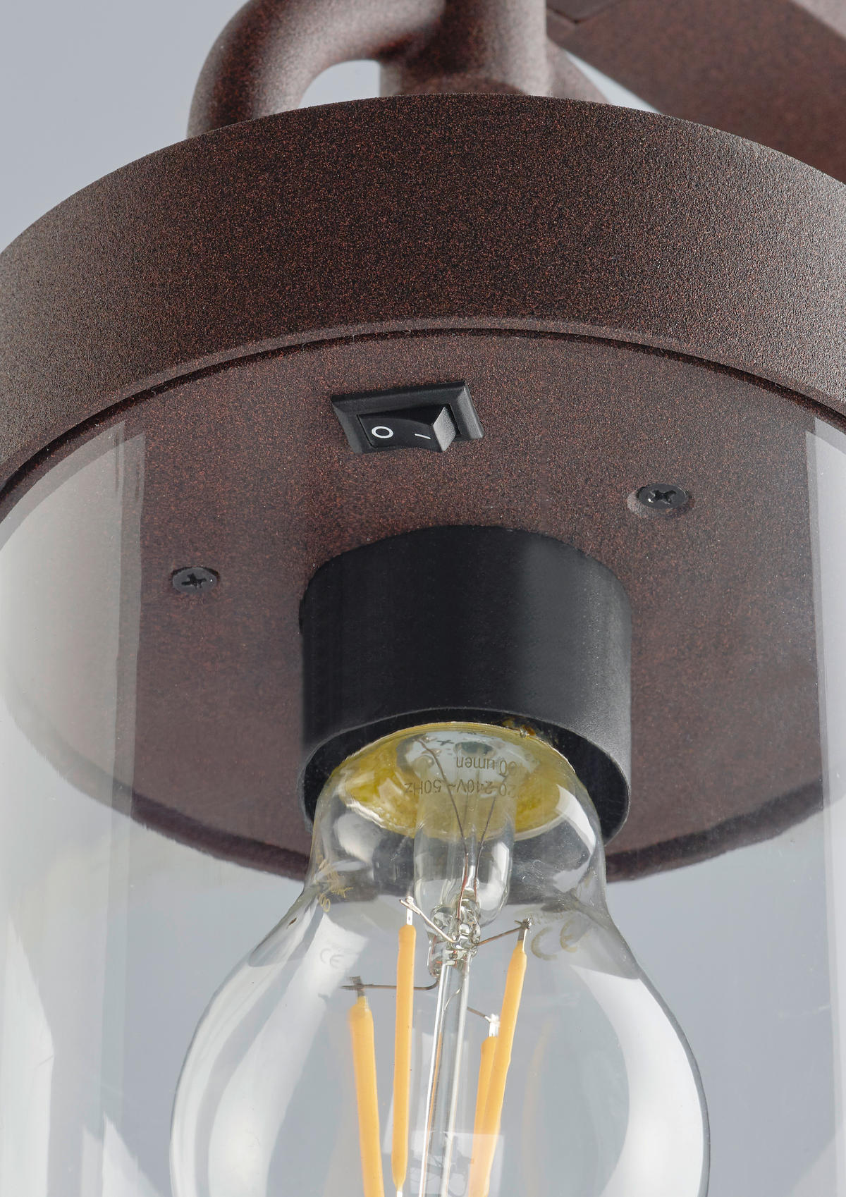 WEGELEUCHTE 23/21/100 cm   - Rostfarben, Basics, Metall (23/21/100cm) - Trio Leuchten