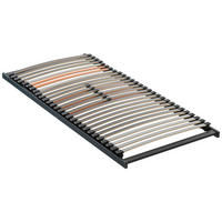LATTENROST 90/200 cm, Birke, Buche  - Anthrazit/Orange, Basics, Holz (90/200cm) - Dieter Knoll