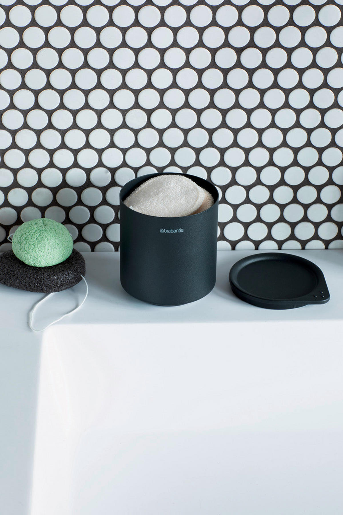 BECHER MINDSET    - Grau, Basics, Kunststoff/Metall (8.1/9.5/8.1cm) - Brabantia