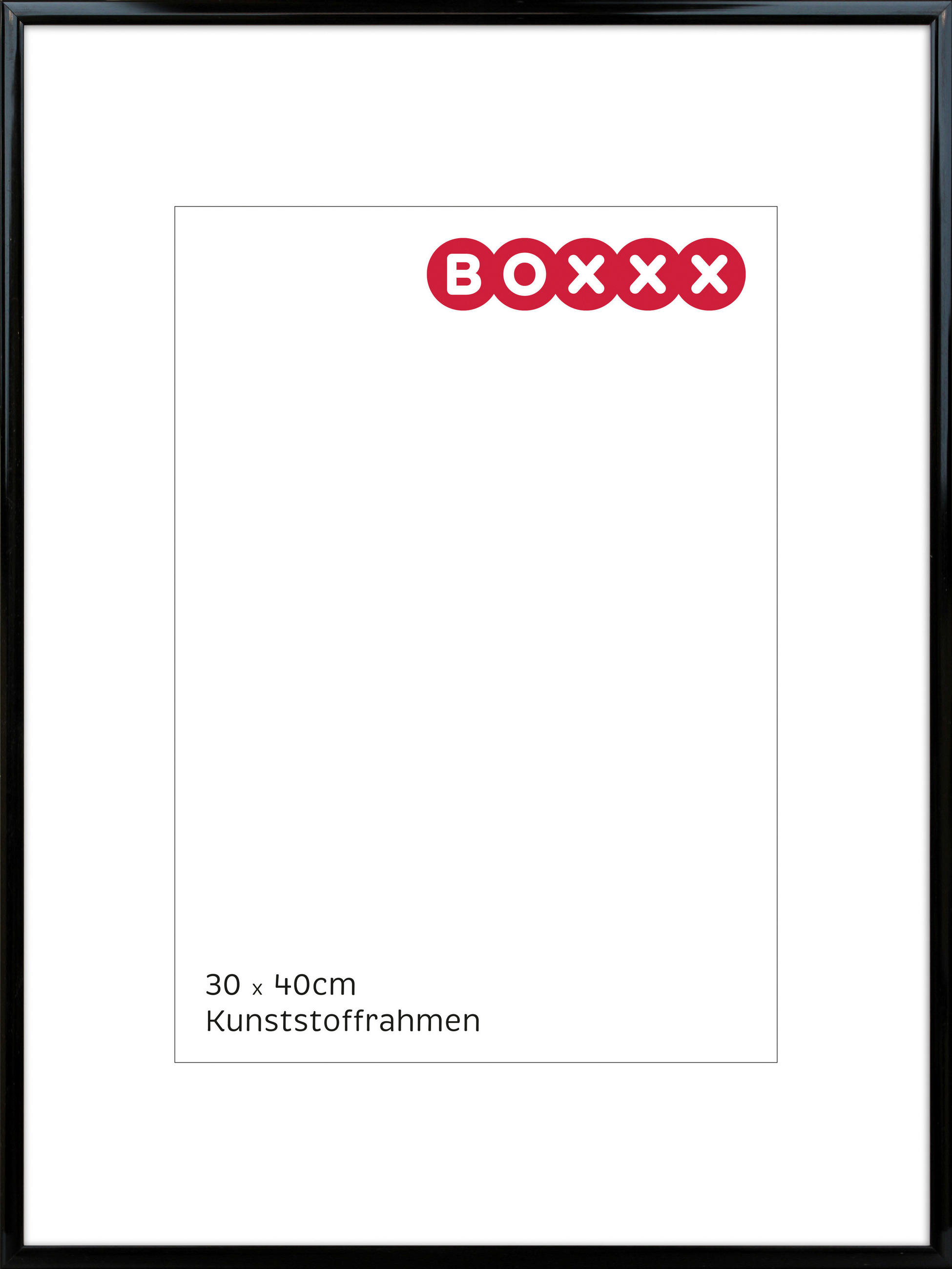 Boxxx Bilderrahmen Schwarz 30x40 cm