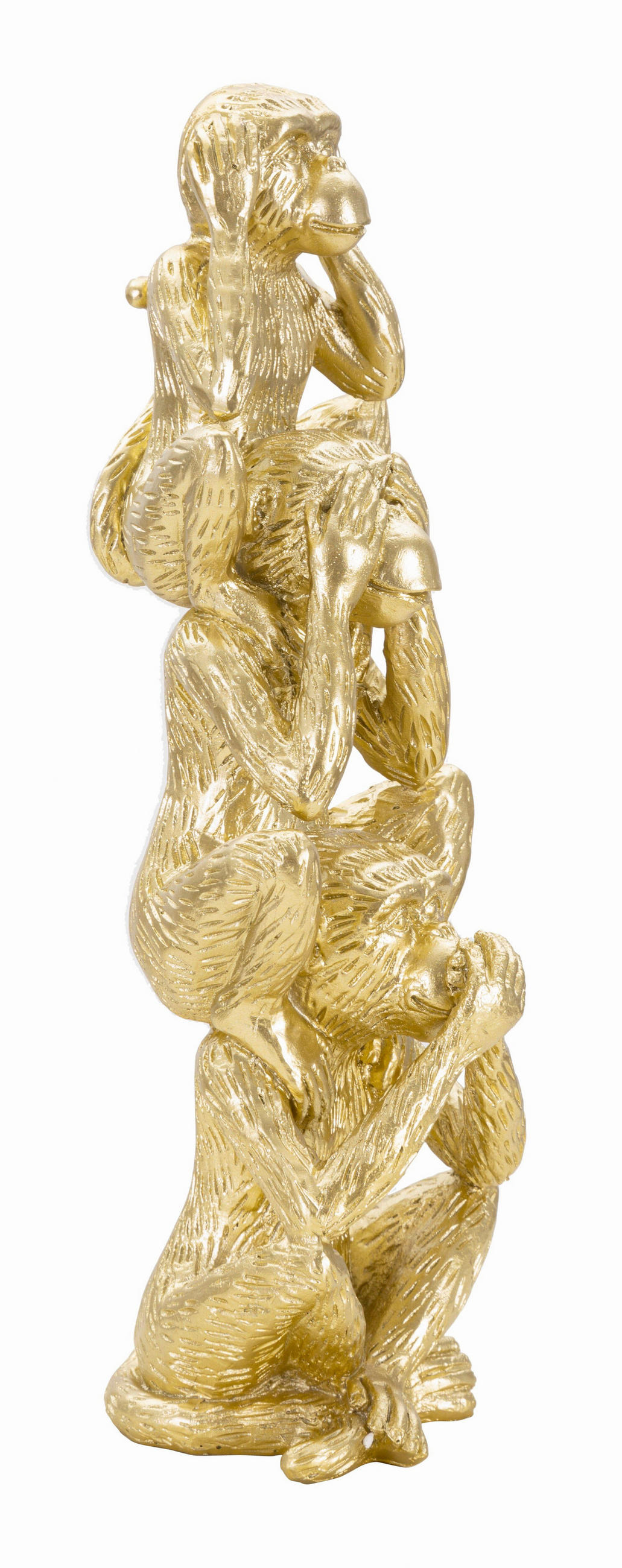 SKULPTUR - Goldfarben, Basics, Kunststoff (10.5/30/10.5cm)