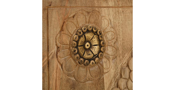 SIDEBOARD in 178/89/40 cm - Messingfarben/Naturfarben, LIFESTYLE, Holz/Metall (178/89/40cm) - Landscape