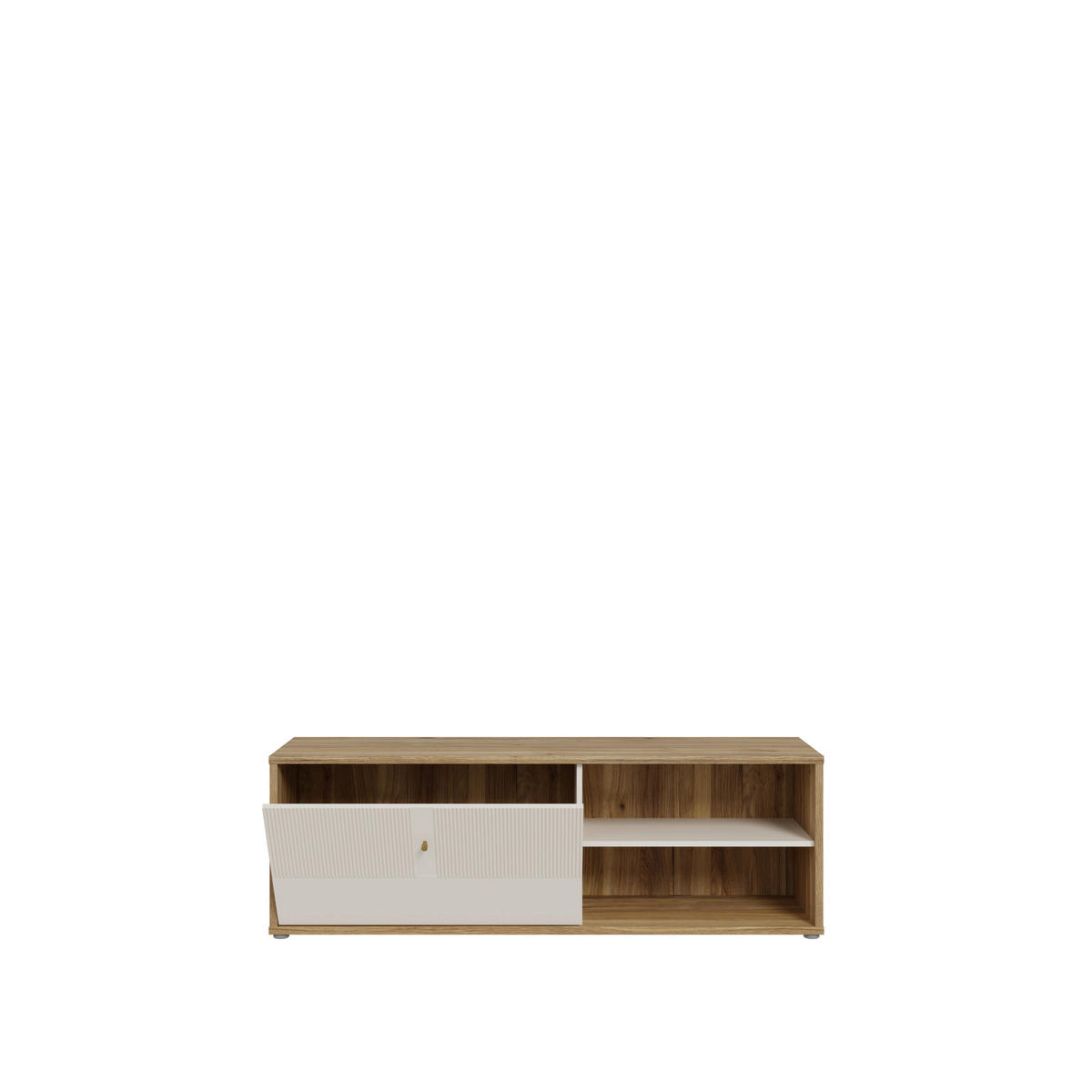 KOMODA POD TELEVIZI, pískové barvy, 154,2/51,1/42 cm - pískové barvy, Design, kompozitní dřevo (154,2/51,1/42cm) - Xora
