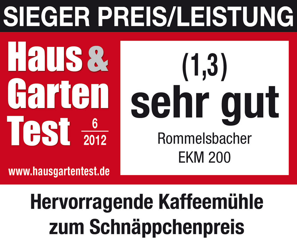 KAFFEEMÜHLE  - Schwarzchrom, Basics (11.2/26.5/18.5cm) - Rommelsbacher
