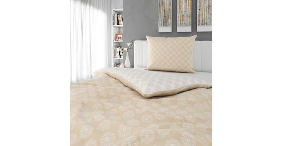 WENDEBETTWÄSCHE 140/200 cm  - Beige, KONVENTIONELL, Textil (140/200cm) - Esposa