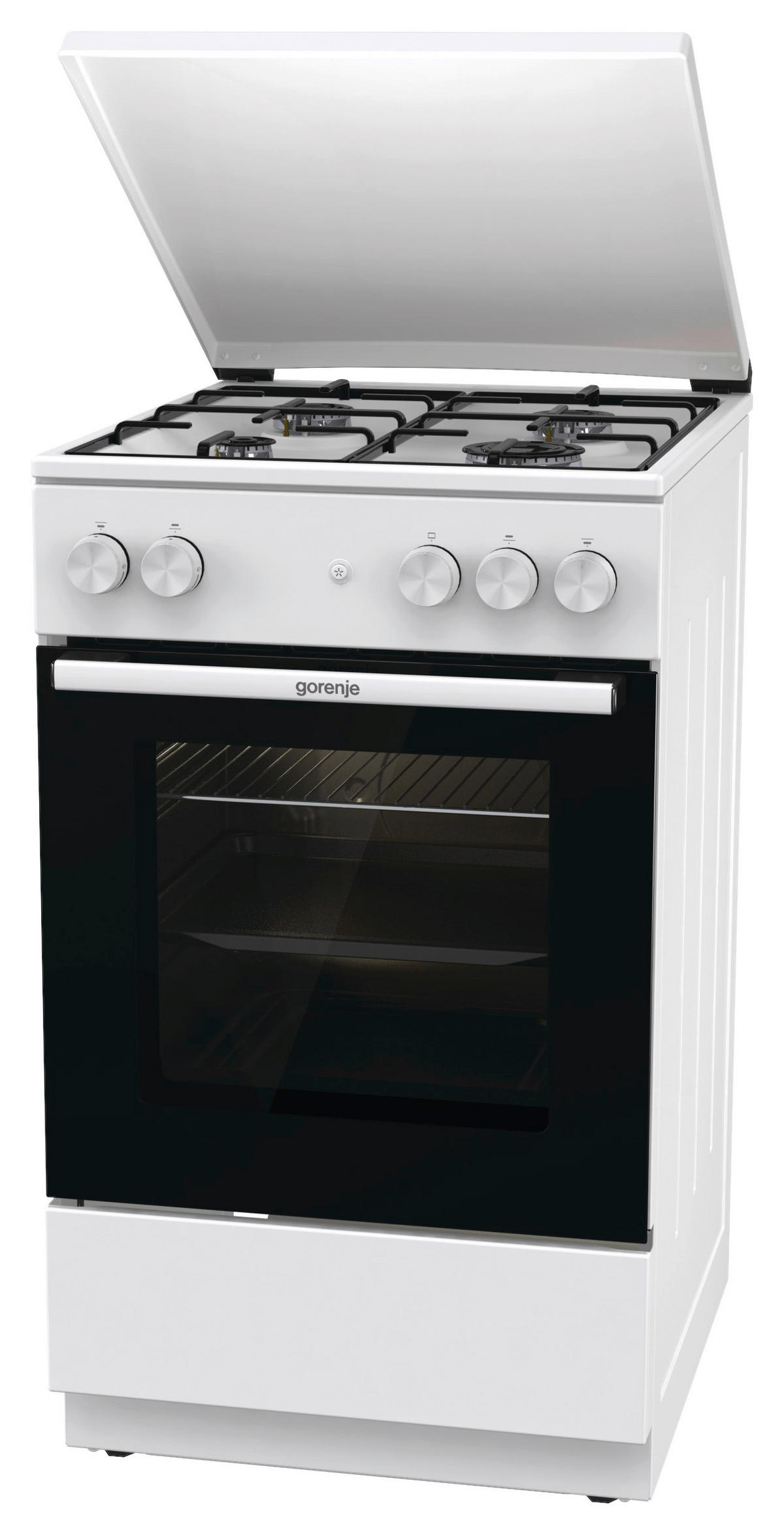 HERD GG5A13WH  - Weiß, Trend, Glas/Kunststoff (50/85/59,4cm) - Gorenje