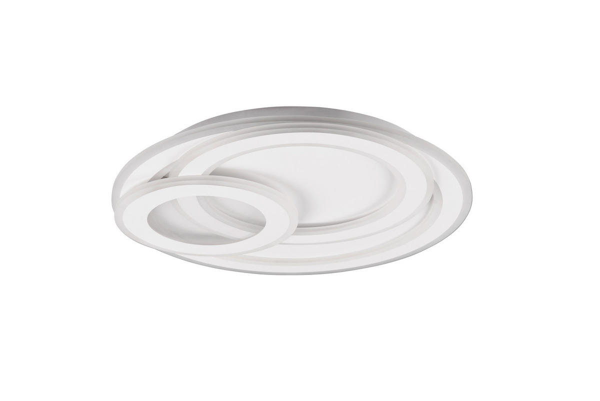 STROPNÍ LED SVÍTIDLO, 51/7 cm  - bílá, Lifestyle, kov/plast (51/7cm) - Novel