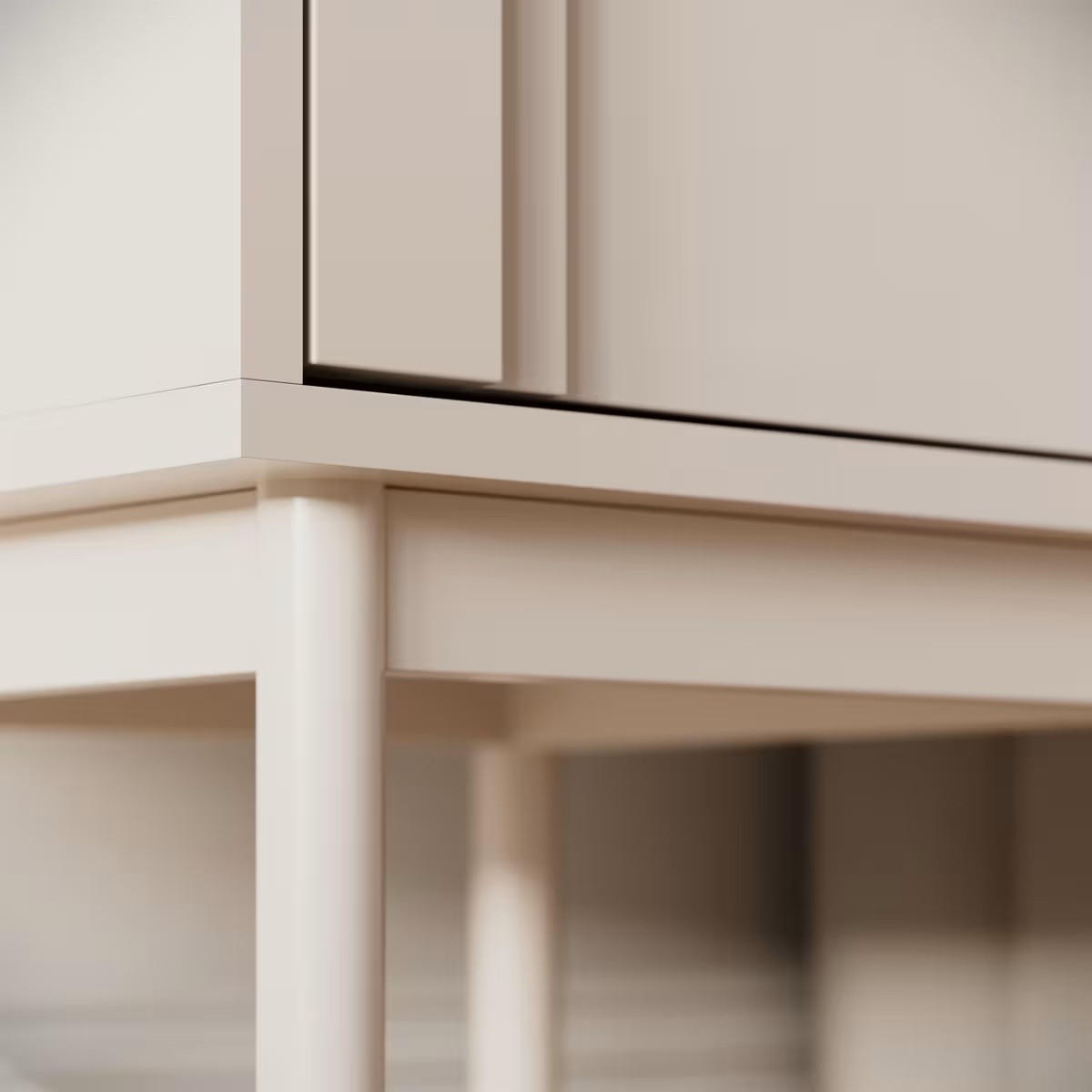 KOMMODE Mazoma, 79/84/39 cm,  - Kaschmir/Goldfarben, Design, Holzwerkstoff/Metall (79/84/39cm) - Boxxx