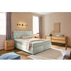BOXSPRINGBETT 180/200 cm  in Weiß  - Schwarz/Weiß, Design, Kunststoff/Textil (180/200cm) - Xora