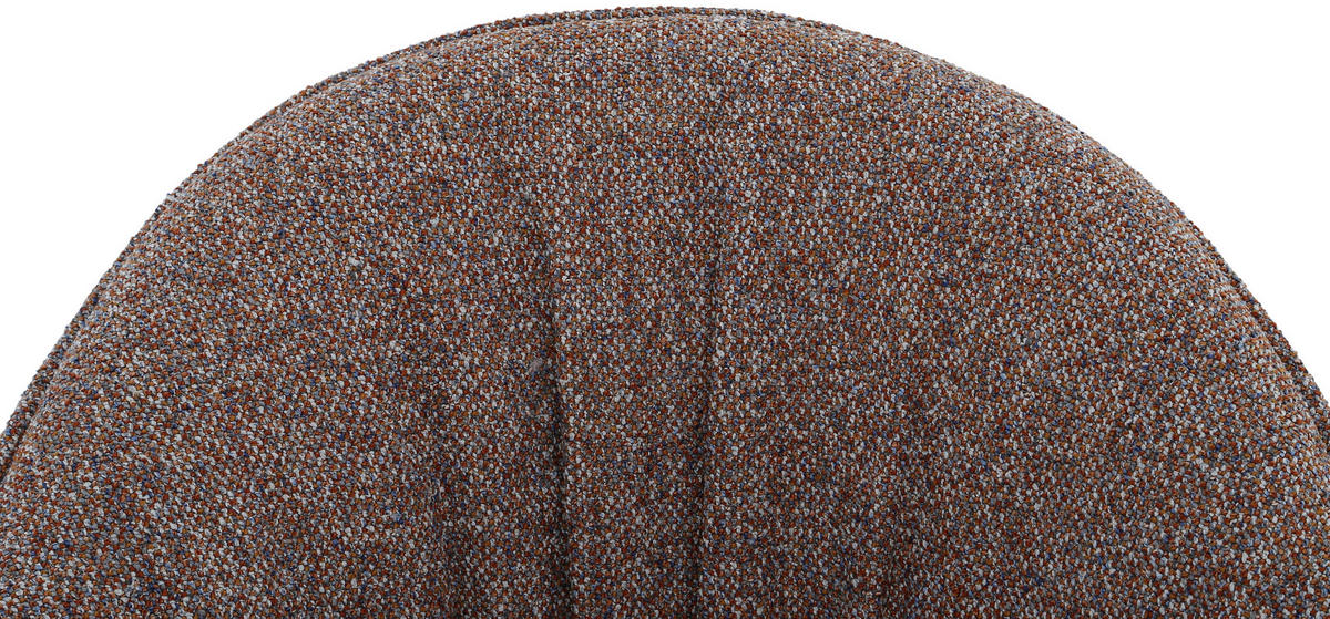 ARMLEHNSTUHL  Sitzfläche 360° drehbar, automatische Rückholfunktion Webstoff  - Rot/Schwarz, Design, Textil/Metall (66/83/64cm) - Novel