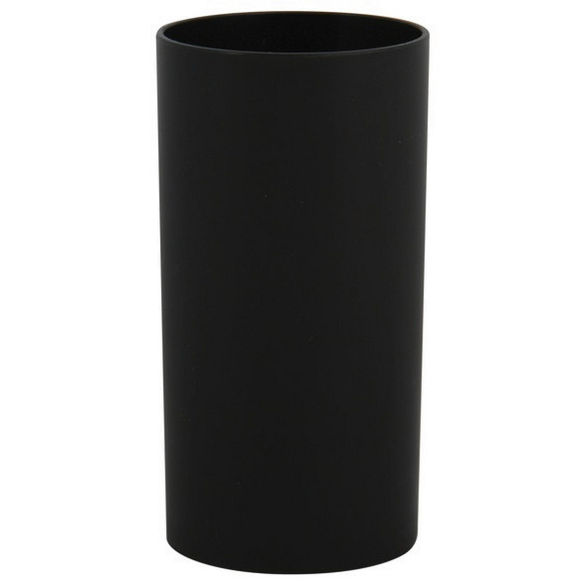 BAD-ACCESSOIRE-SET Kunststoff  - Schwarz, Basics, Kunststoff (19,7/19,7/29,8cm) - Spirella
