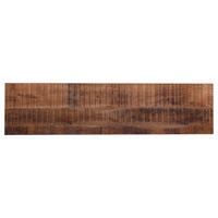 SITZBANK 160/45/40 cm Naturfarben Mangoholz massiv Metall  - Schwarz/Naturfarben, LIFESTYLE, Holz/Metall (160/45/40cm) - Landscape