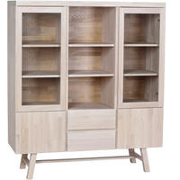 HÖG BYRÅ 130/150/45 cm  - naturfärgad, Klassisk, trä (130/150/45cm) - Rowico