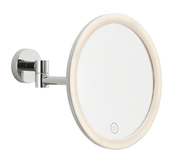 SCHMINKSPIEGEL  - Chromfarben, Basics, Metall (18/18/18,5cm) - Tesa