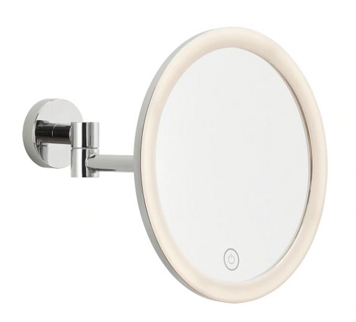 SCHMINKSPIEGEL  - Chromfarben, Basics, Metall (18/18/18,5cm) - Tesa