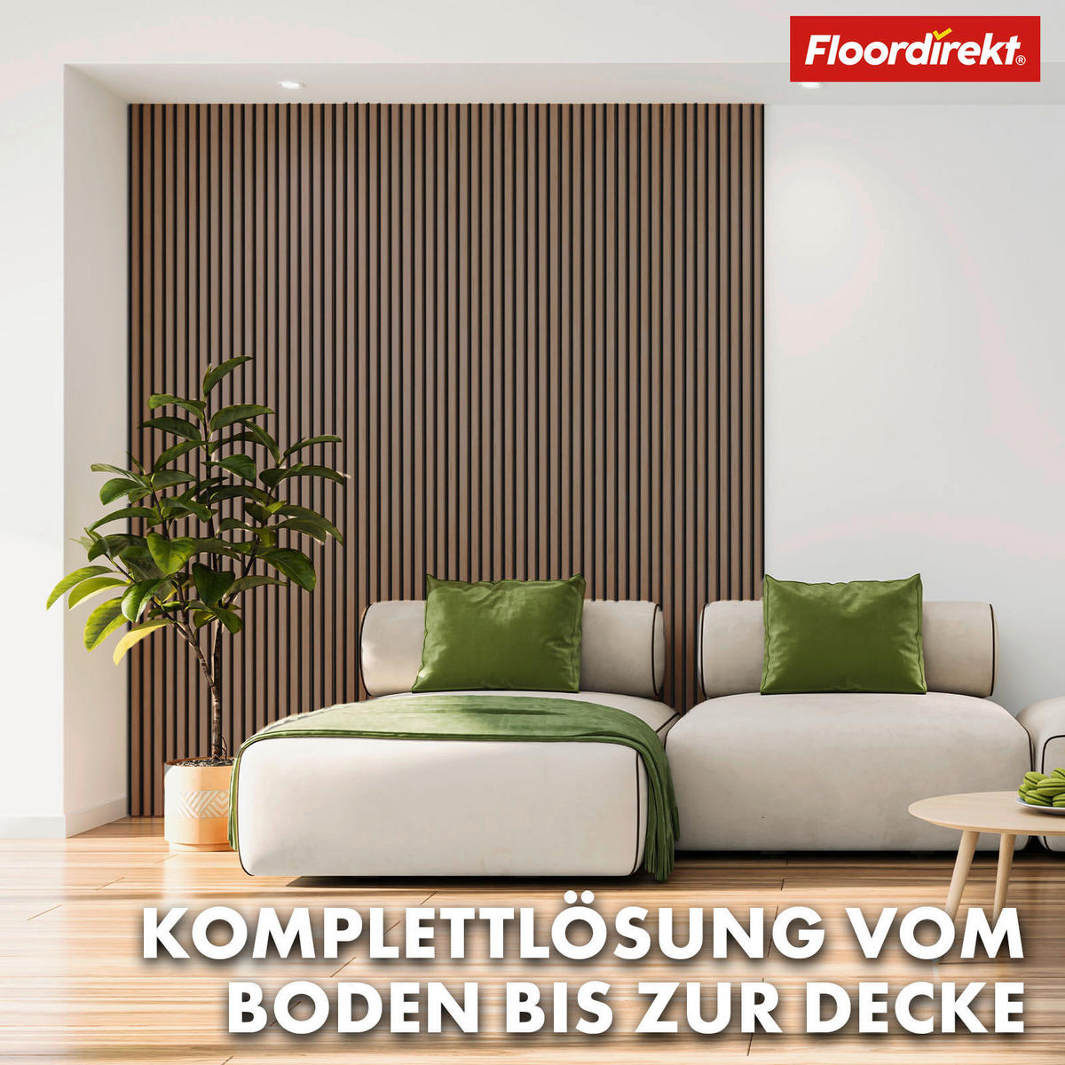AKUSTIKPANEEL 27/275/2,1 cm  - Walnussfarben, Basics, Holzwerkstoff (27/275/2,1cm) - Floordirekt
