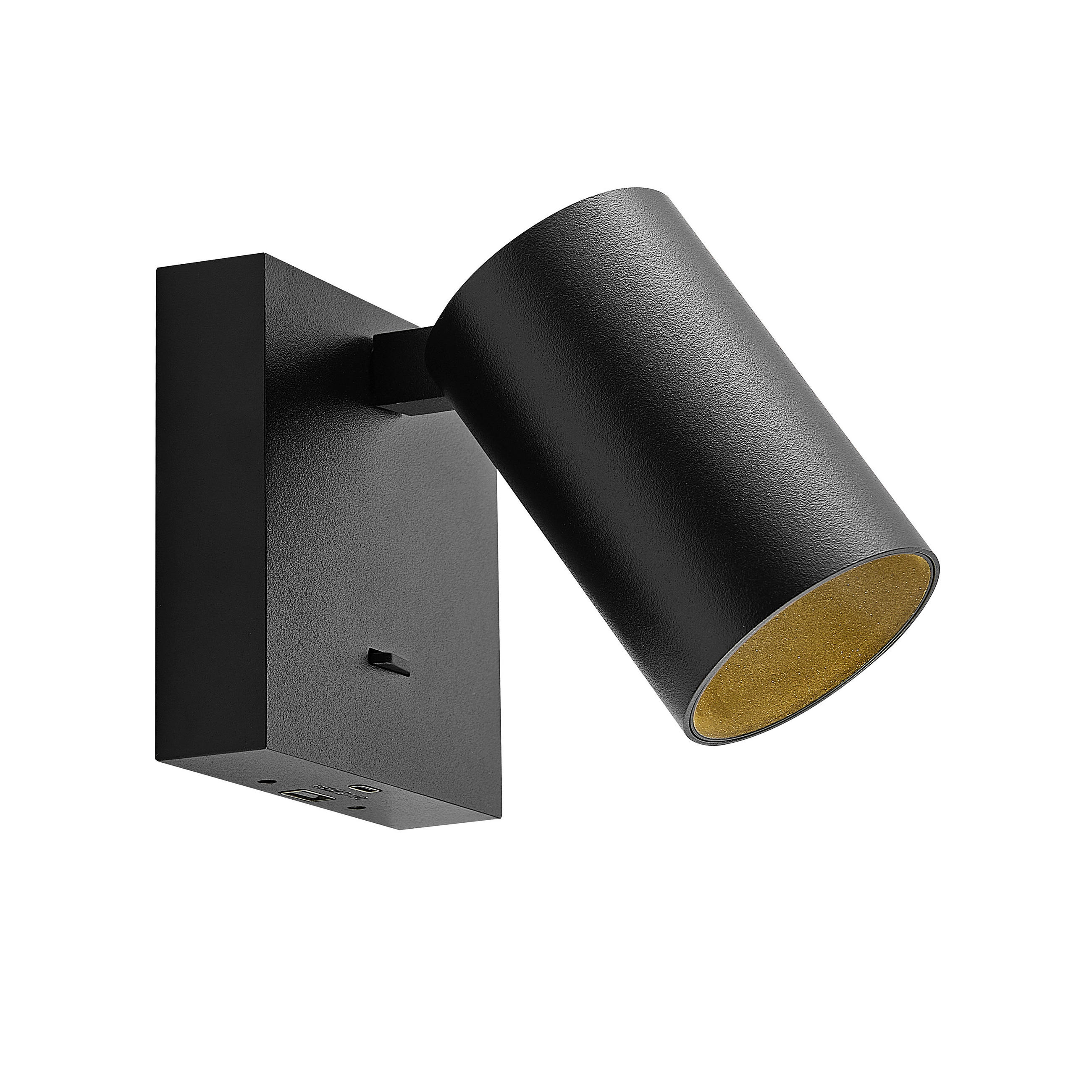 LÄSLAMPA Can 6/6/10.5 cm   - svart, Design, metall (6/6/10.5cm)