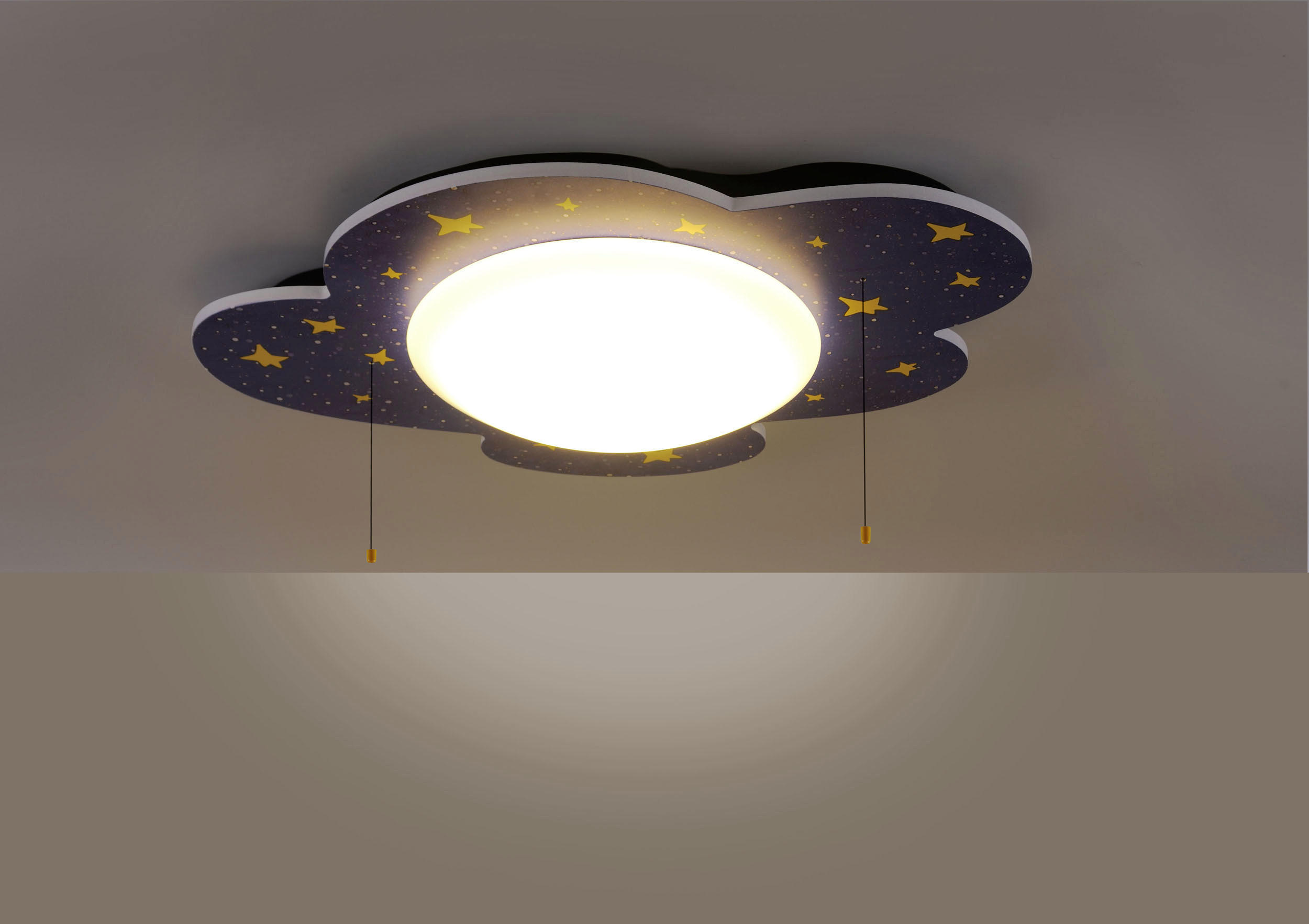 KINDERDECKENLEUCHTE 74/57/10 cm   - Multicolor, Design, Holz/Kunststoff (74/57/10cm) - Niermann