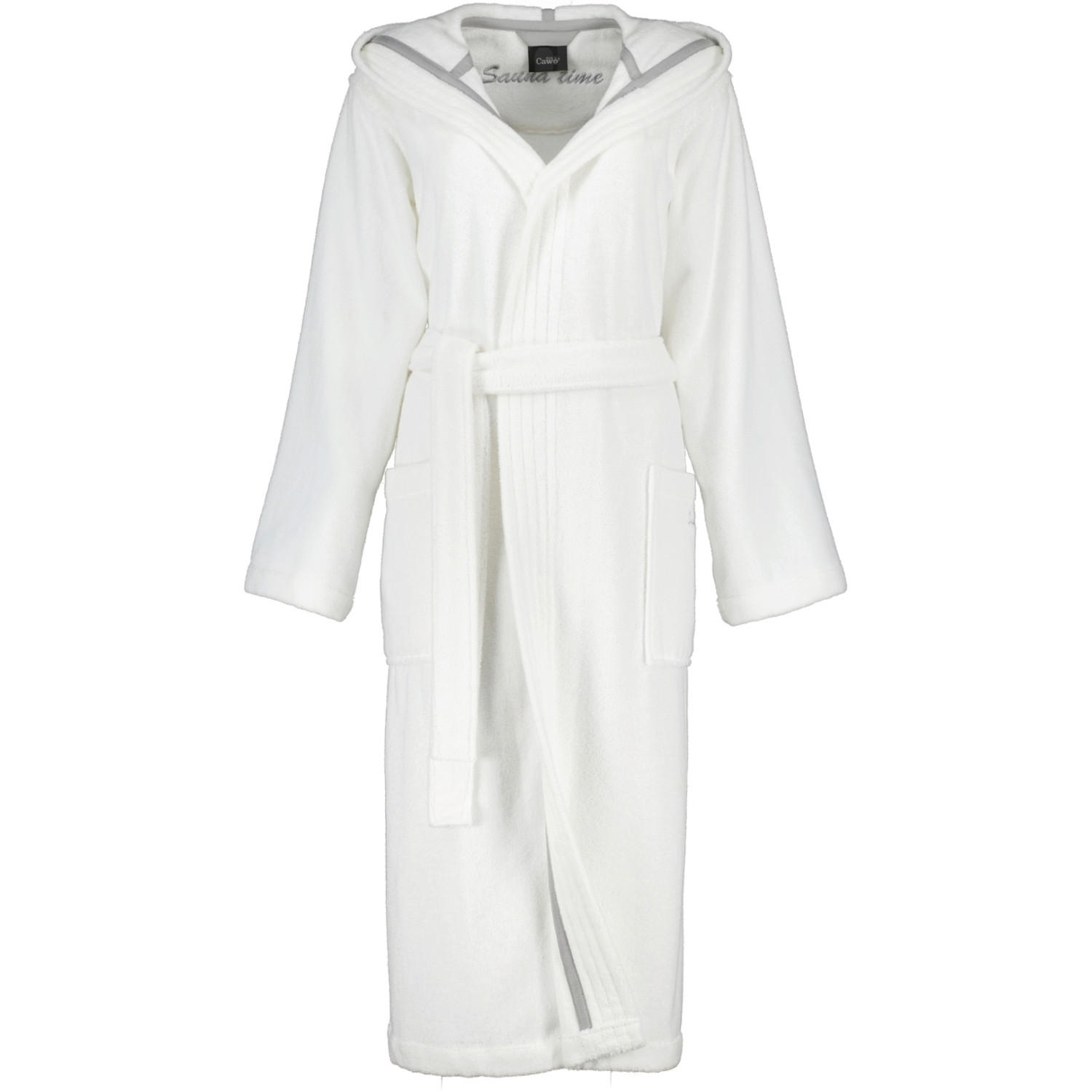 BADEMANTEL XS Damen  - Weiß, Basics, Textil (XSnull) - Cawoe