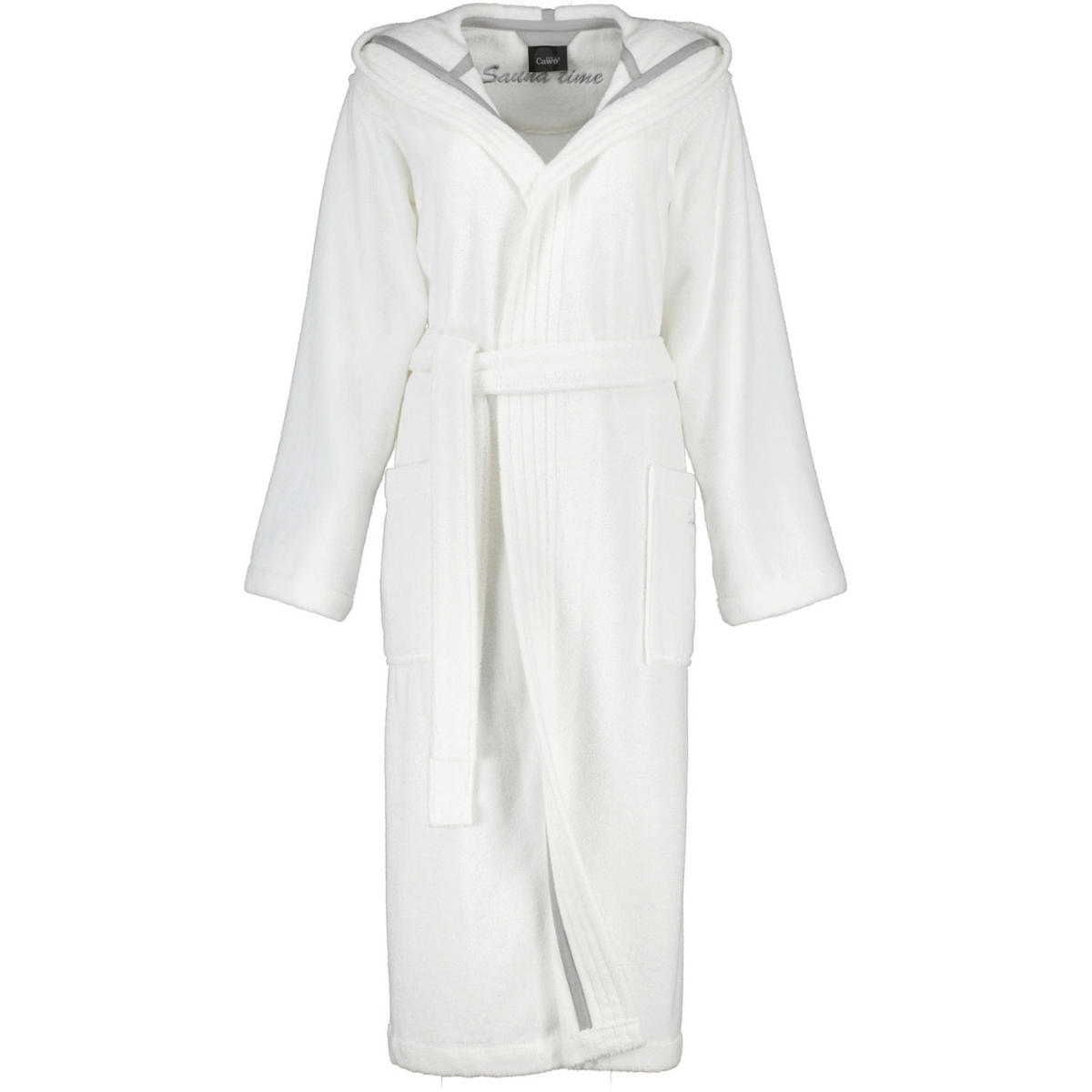 BADEMANTEL L Damen  - Weiß, Basics, Textil (Lnull) - Cawoe