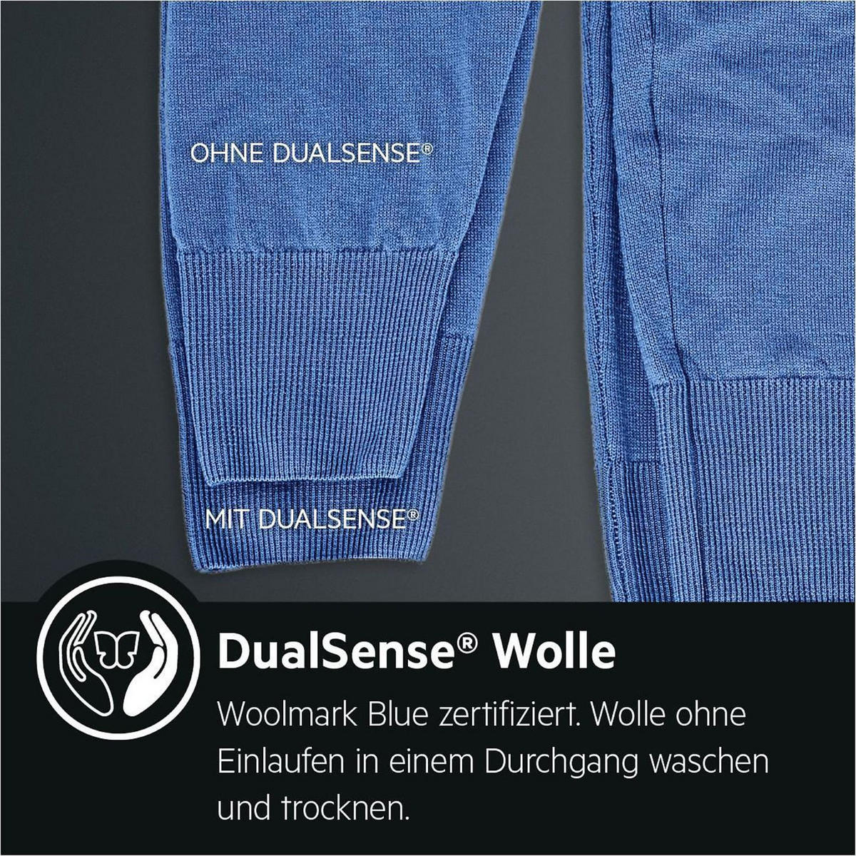 WASCHTROCKNER L9WEF80690  - Edelstahlfarben/Anthrazit, Basics, Kunststoff/Metall (59,7/84,7/66cm) - AEG