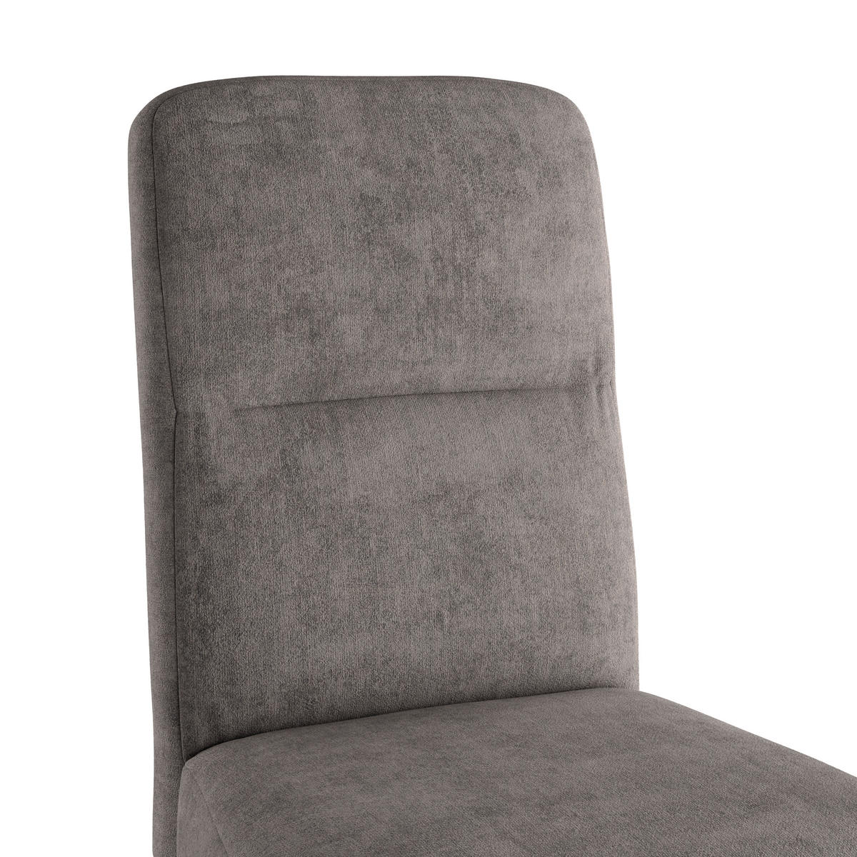 STUHL - Eichefarben/Grau, KONVENTIONELL, Holz/Textil (43/91/58cm) - Livetastic