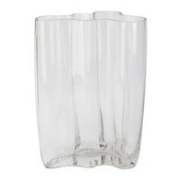 VÁZA, sklo, 25 cm - číra, Basics, sklo (25cm)