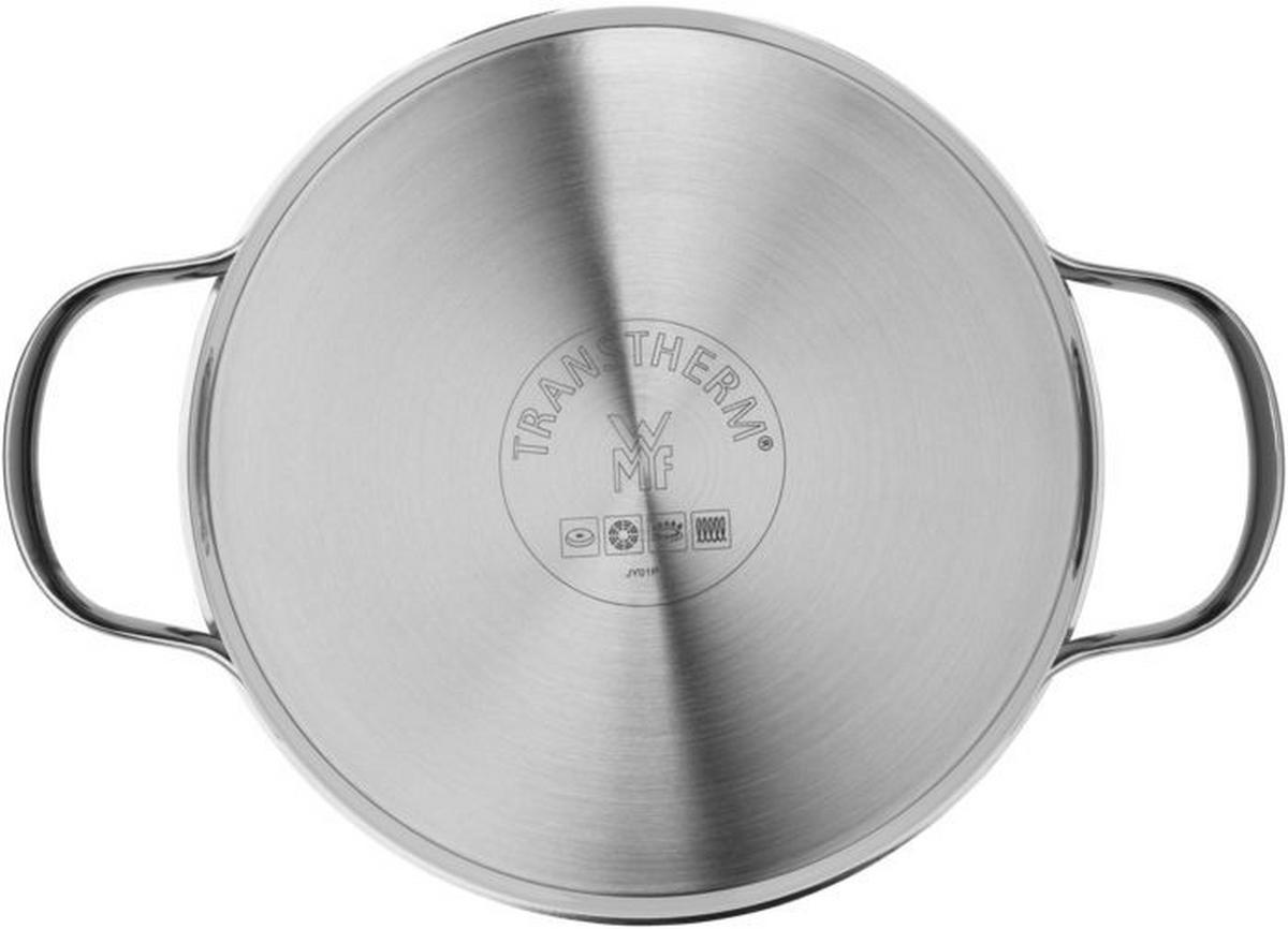 PLITKA ŠERPA  2,5 l  - prozirna/boja nerđajućeg čelika, Dizajnerski, staklo/metal (20cm) - WMF