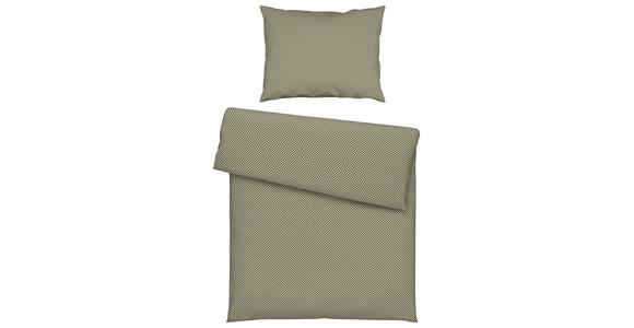 BETTWÄSCHE Flanell 135/200 cm - Grün, Textil (135/200cm) - Novel