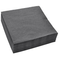 SERVETT  41,5/41,5 cm   - mörkgrå, Basics, papper (41,5/41,5cm) - Best Price