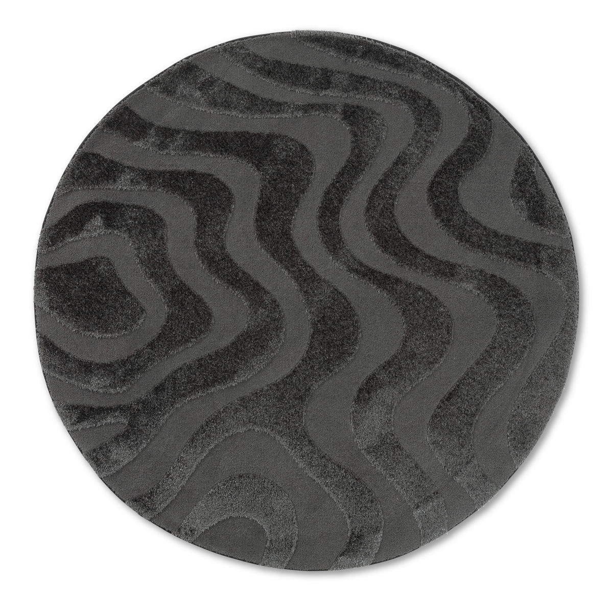 WEBTEPPICH 160 cm Blaze Anthrazit  - Anthrazit, Design, Textil (160cm) - Schöner Wohnen