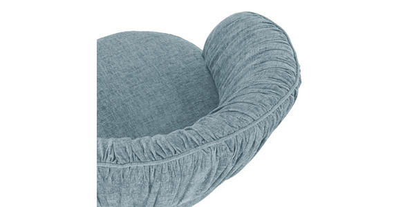 STUHL - Schwarz/Hellblau, Design, Textil/Metall (63/82/65cm) - Novel