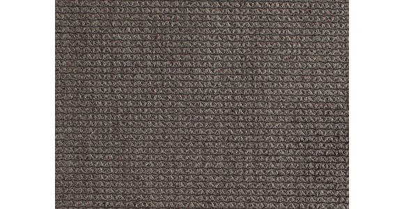 BOXSPRINGSOFA in Flachgewebe Braun  - Schwarz/Braun, KONVENTIONELL, Textil/Metall (204/93/100cm) - Novel