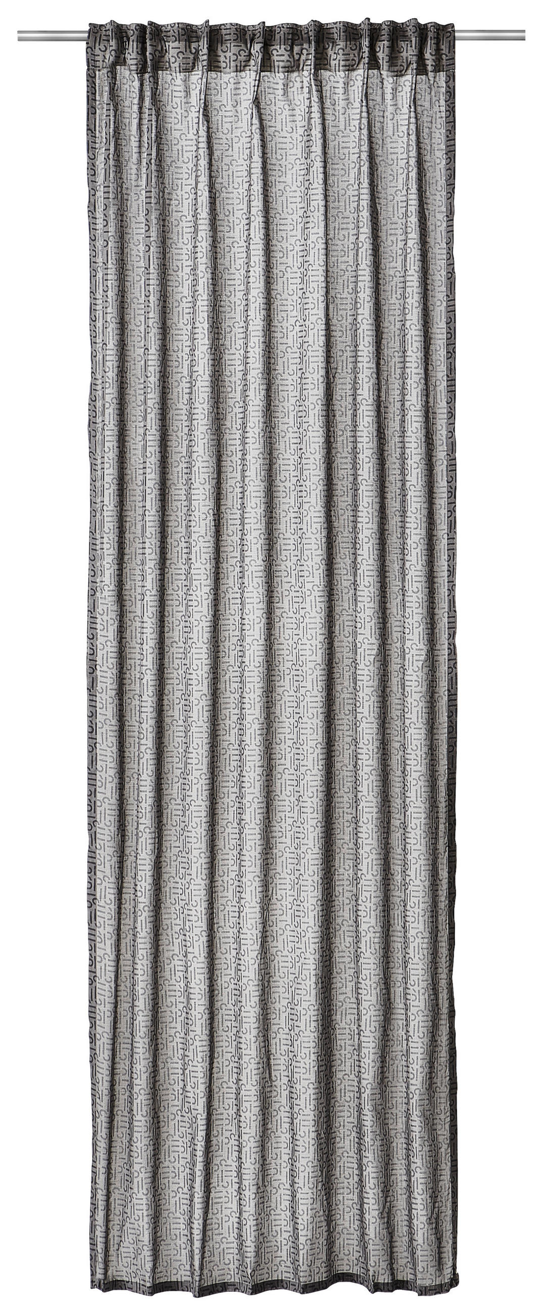 FERTIGVORHANG E-Scatter transparent 130/250 cm - Anthrazit, Basics, Textil (130/250cm) - Esprit