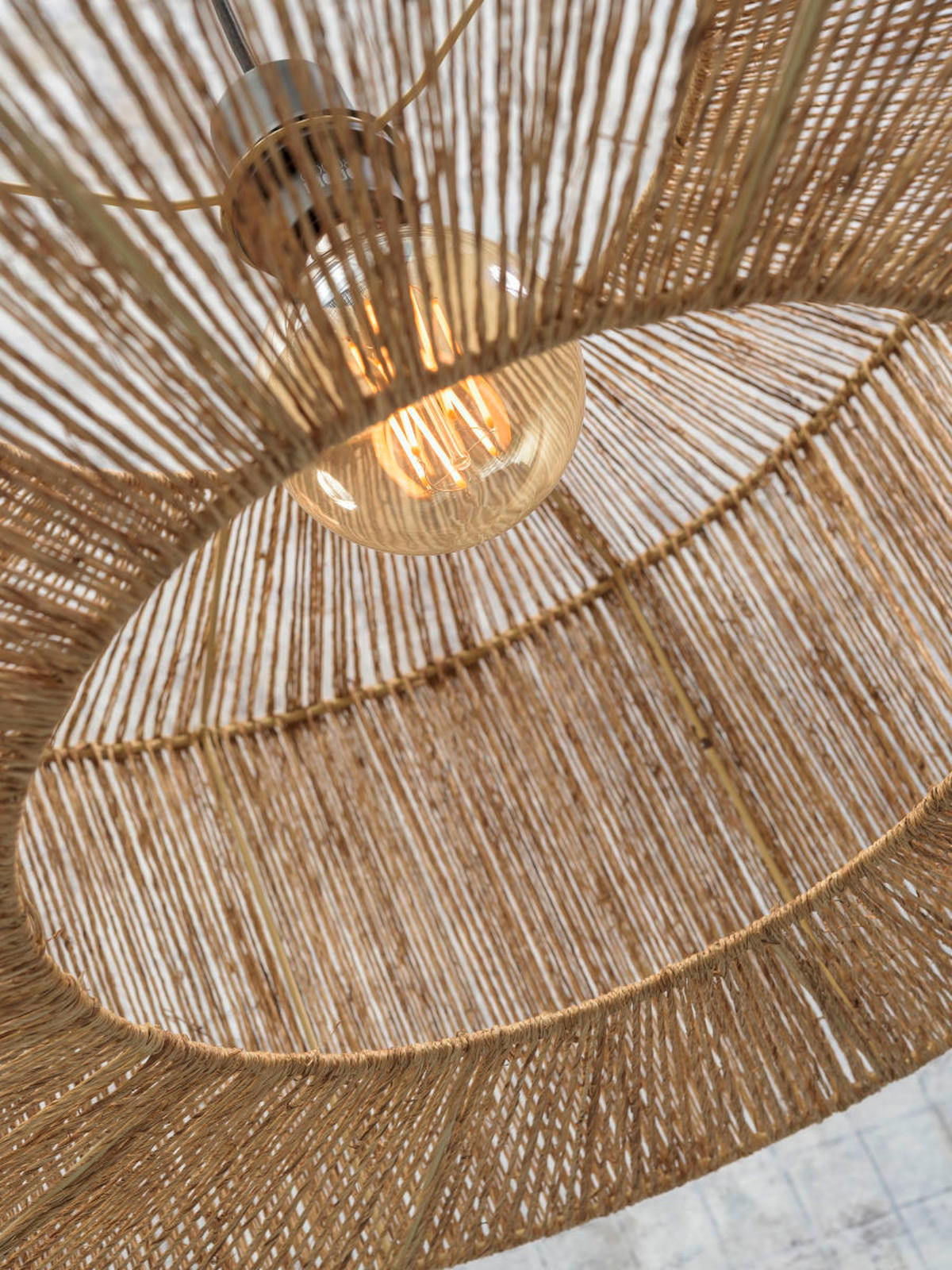 DECKENLEUCHTE GOOD&MOJO  60/50 cm   - Naturfarben, Trend (60/50cm) - Good & Mojo