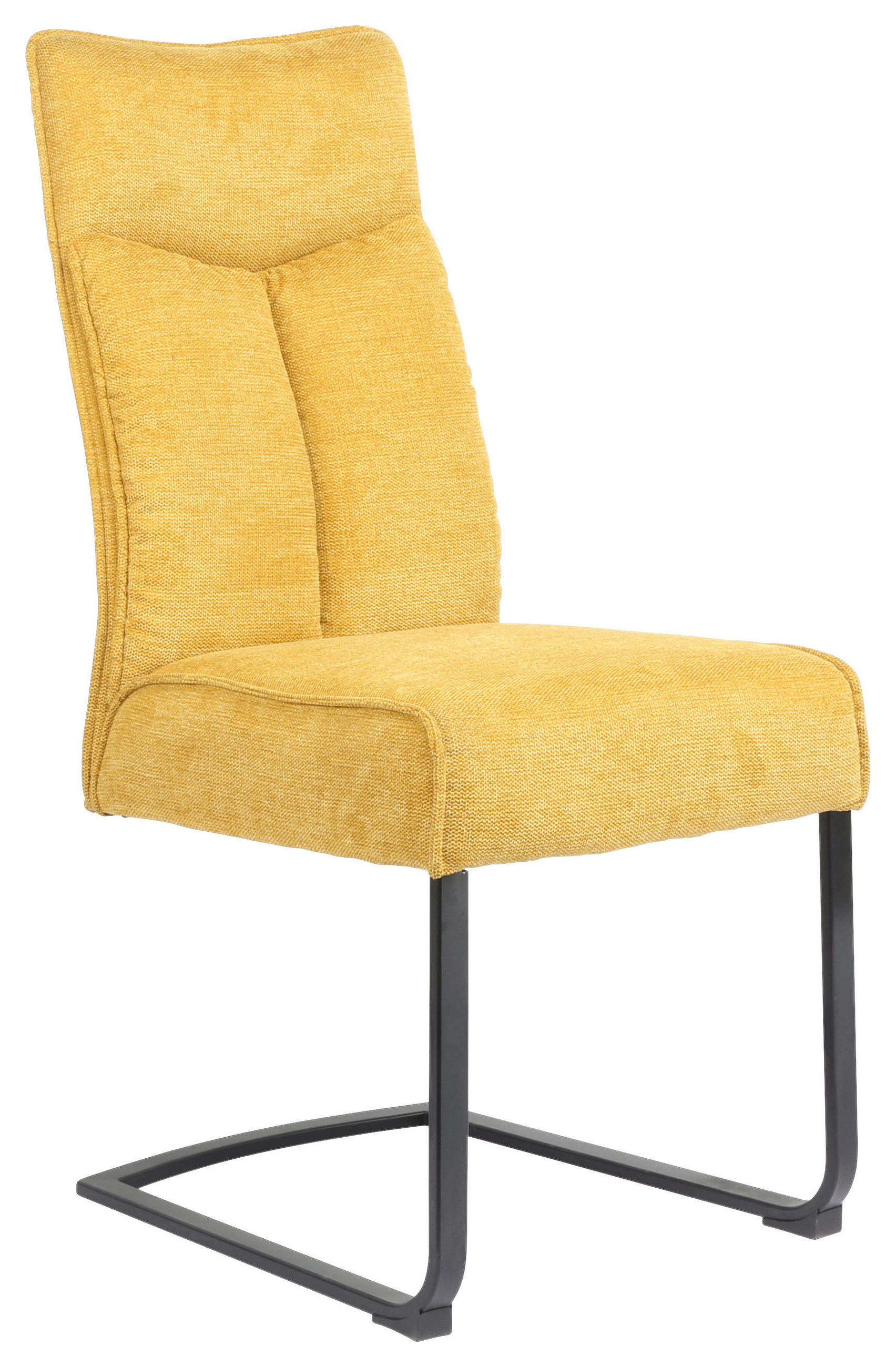 SCHWINGSTUHL   Webstoff  - Gelb/Schwarz, Design, Textil/Metall (44/102/64cm) - Novel