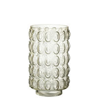 DEKOVASE  - Hellgelb, Romantik / Landhaus, Glas (18,5/18,5/30,5cm) - Ambia Home