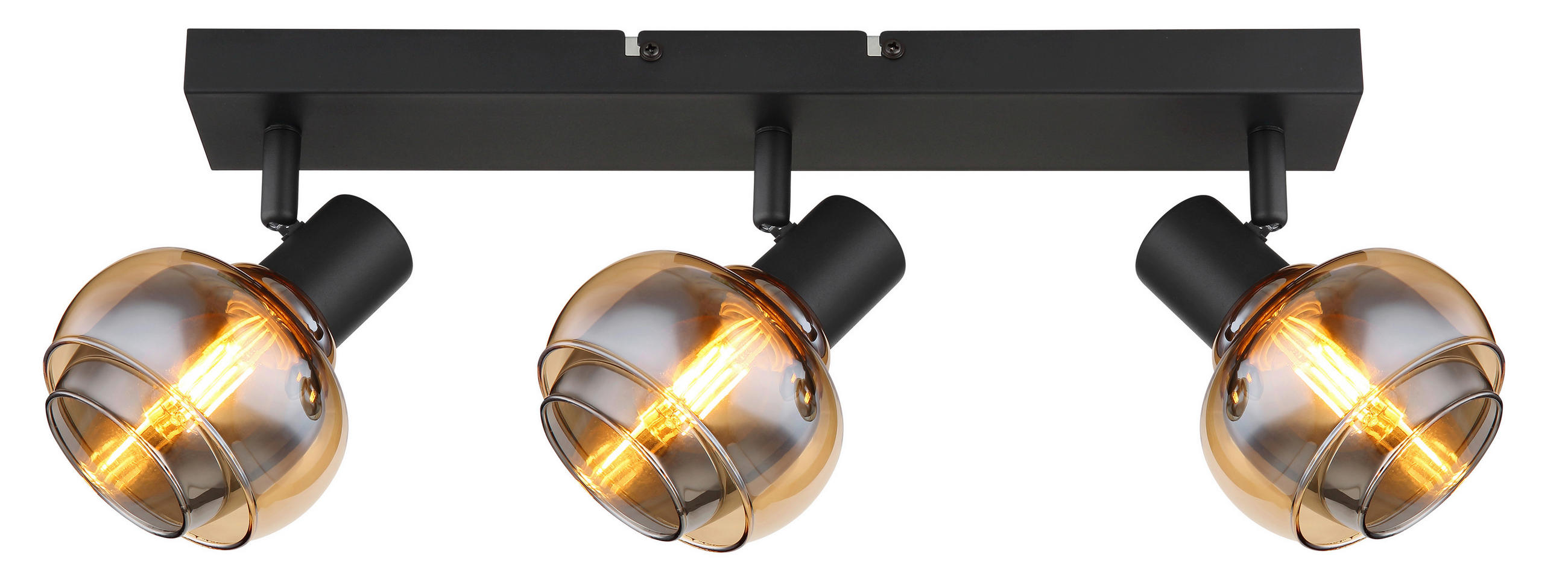 STRAHLER 41/10,5/13,5 cm   - Schwarz, Basics, Glas/Metall (41/10,5/13,5cm) - Globo